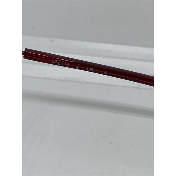 NEW Calvin Klein CK5202 607 EYEGLASSES METAL FRAME Plum/Red 52-16-135 Womens main image 4
